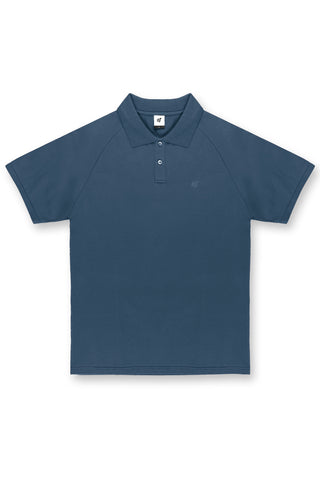 Muscle Fit All-Day Polo T-Shirt - Storm Blue